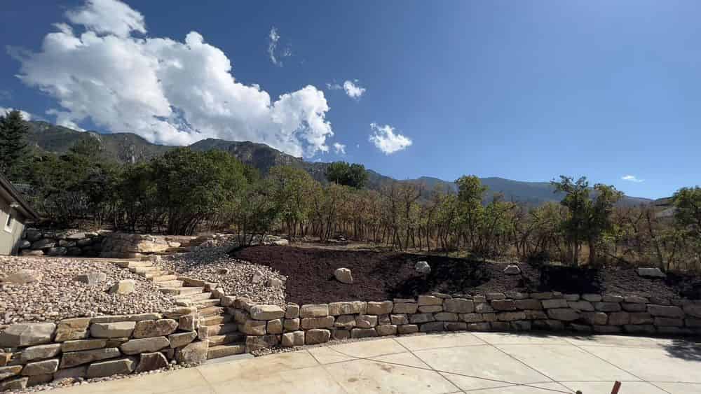 Rock Wall & Grading image