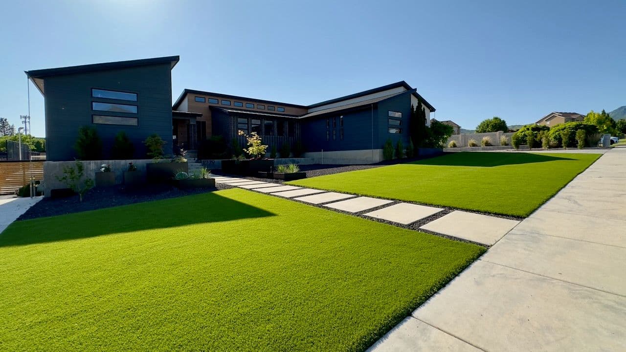 Stunning Minimalist Landscape Design Transformation image