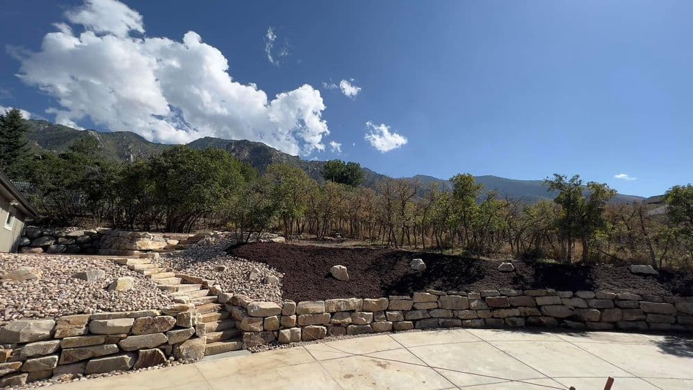 Rock Wall & Grading image